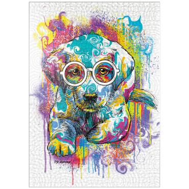 Darstellung des Puzzle Motivs puzzleplate Lab Eyes 1000 Puzzle