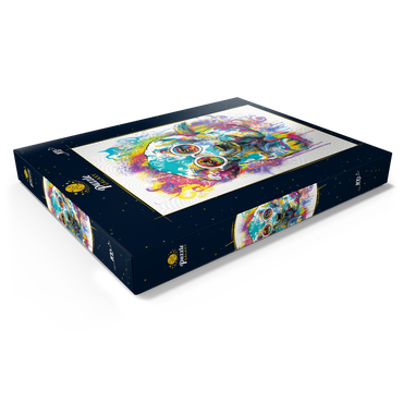 Darstellung des Puzzle Motivs Lab Eyes 100 Puzzle Schachtel Ansicht1