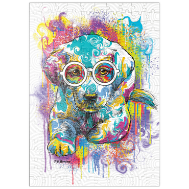 Darstellung des Puzzle Motivs puzzleplate Lab Eyes 200 Puzzle