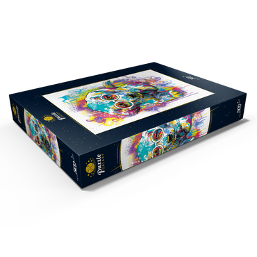 Darstellung des Puzzle Motivs Lab Eyes 500 Puzzle Schachtel Ansicht1