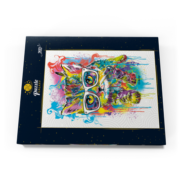 Darstellung des Puzzle Motivs Kitten Soft Eyes 200 Puzzle Schachtel Ansicht3