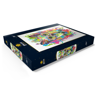 Darstellung des Puzzle Motivs Kitten with Glasses 200 Puzzle Schachtel Ansicht1