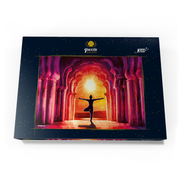 Darstellung des Puzzle Motivs Yoga Sunrise 1000 Puzzle Schachtel Ansicht3
