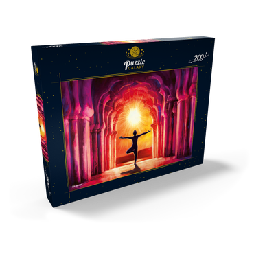 Darstellung des Puzzle Motivs Yoga Sunrise 200 Puzzle Schachtel Ansicht2