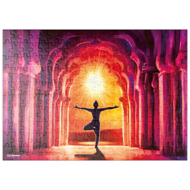 Darstellung des Puzzle Motivs puzzleplate Yoga Sunrise 200 Puzzle