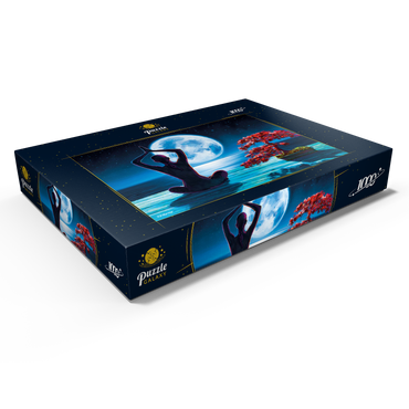 Darstellung des Puzzle Motivs Yoga with the Ocean 1000 Puzzle Schachtel Ansicht1