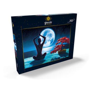 Darstellung des Puzzle Motivs Yoga with the Ocean 200 Puzzle Schachtel Ansicht2