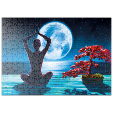 Darstellung des Puzzle Motivs puzzleplate Yoga with the Ocean 200 Puzzle