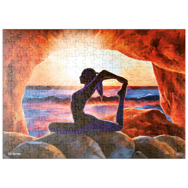 Darstellung des Puzzle Motivs puzzleplate Yoga on the Rocks 200 Puzzle