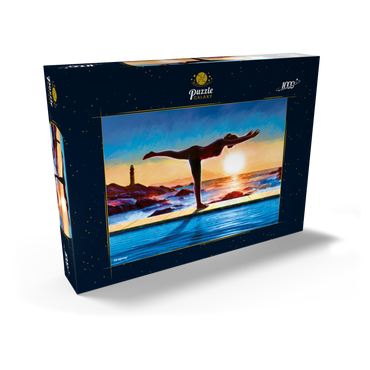 Darstellung des Puzzle Motivs Yoga by the Water 1000 Puzzle Schachtel Ansicht2