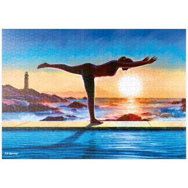 Darstellung des Puzzle Motivs puzzleplate Yoga by the Water 1000 Puzzle