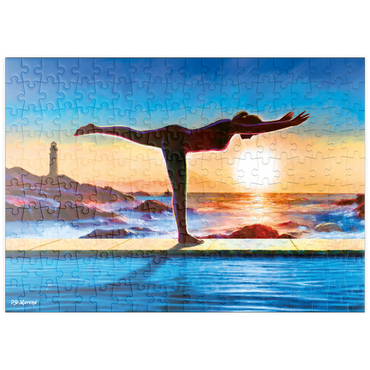 Darstellung des Puzzle Motivs puzzleplate Yoga by the Water 200 Puzzle