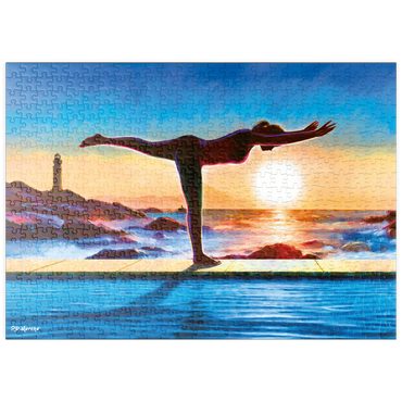 Darstellung des Puzzle Motivs puzzleplate Yoga by the Water 500 Puzzle