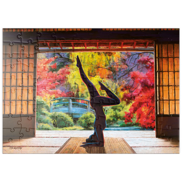 Darstellung des Puzzle Motivs puzzleplate Meditation Yoga 100 Puzzle