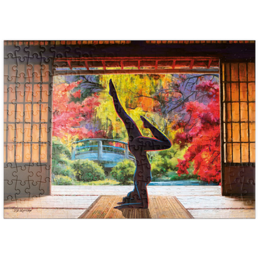 Darstellung des Puzzle Motivs puzzleplate Meditation Yoga 200 Puzzle