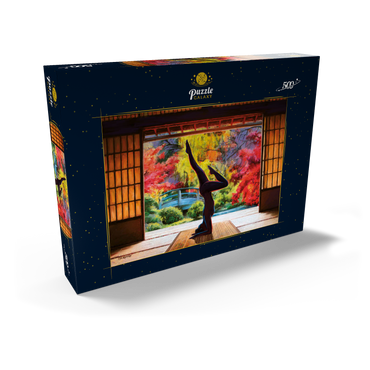 Darstellung des Puzzle Motivs Meditation Yoga 500 Puzzle Schachtel Ansicht2