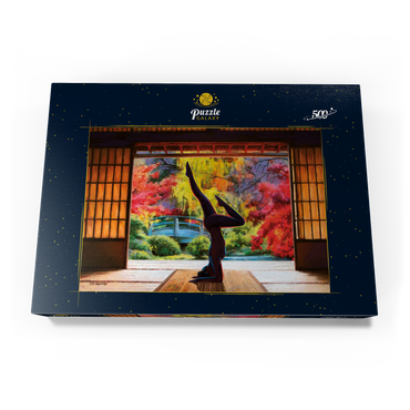 Darstellung des Puzzle Motivs Meditation Yoga 500 Puzzle Schachtel Ansicht3