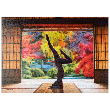 Darstellung des Puzzle Motivs puzzleplate Meditation Yoga 500 Puzzle