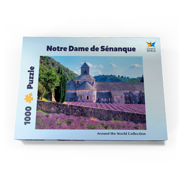Darstellung des Puzzle Motivs Notre Dame de Sénanque, Gordes, Provence, Frankreich 1000 Puzzle Schachtel Ansicht3