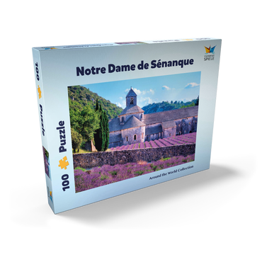 Darstellung des Puzzle Motivs Notre Dame de Sénanque, Gordes, Provence, Frankreich 100 Puzzle Schachtel Ansicht2