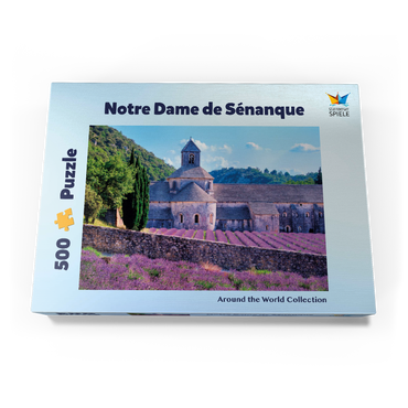 Darstellung des Puzzle Motivs Notre Dame de Sénanque, Gordes, Provence, Frankreich 500 Puzzle Schachtel Ansicht3