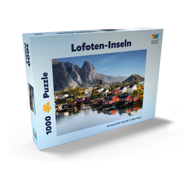 Darstellung des Puzzle Motivs Lofoten Inseln in Norwegen 1000 Puzzle Schachtel Ansicht2
