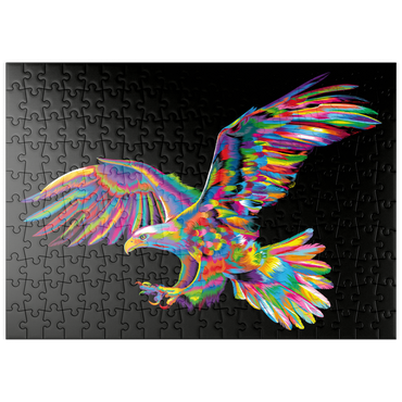 Darstellung des Puzzle Motivs puzzleplate Bald Eagle 200 Puzzle