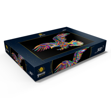 Darstellung des Puzzle Motivs Bald Eagle 500 Puzzle Schachtel Ansicht1