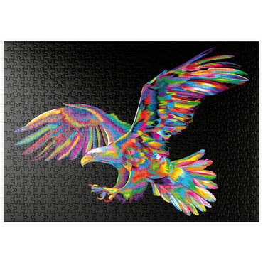Darstellung des Puzzle Motivs puzzleplate Bald Eagle 500 Puzzle