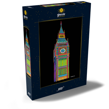Darstellung des Puzzle Motivs Big Ben 1000 Puzzle Schachtel Ansicht2