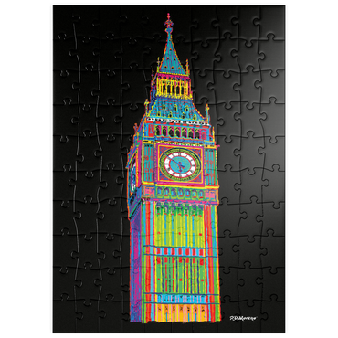 Darstellung des Puzzle Motivs puzzleplate Big Ben 100 Puzzle