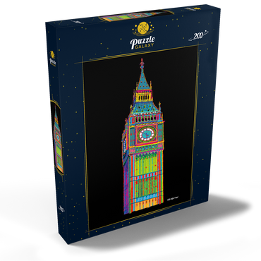 Darstellung des Puzzle Motivs Big Ben 200 Puzzle Schachtel Ansicht2