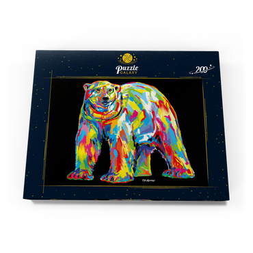 Darstellung des Puzzle Motivs Polar Bear Pop Colors 200 Puzzle Schachtel Ansicht3