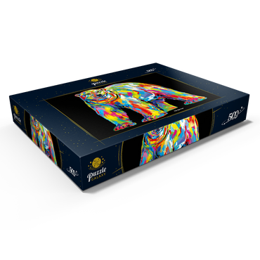 Darstellung des Puzzle Motivs Polar Bear Pop Colors 500 Puzzle Schachtel Ansicht1