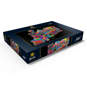 Darstellung des Puzzle Motivs Toy Train 1000 Puzzle Schachtel Ansicht1