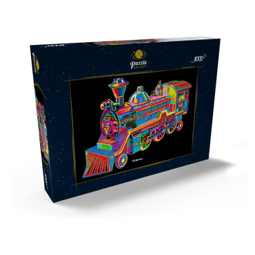 Darstellung des Puzzle Motivs Toy Train 1000 Puzzle Schachtel Ansicht2