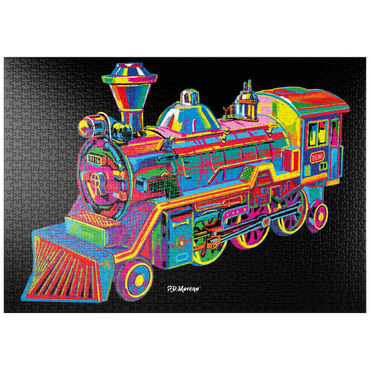 Darstellung des Puzzle Motivs puzzleplate Toy Train 1000 Puzzle