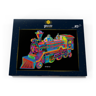Darstellung des Puzzle Motivs Toy Train 100 Puzzle Schachtel Ansicht3