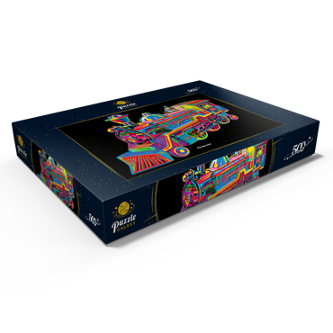 Darstellung des Puzzle Motivs Toy Train 500 Puzzle Schachtel Ansicht1