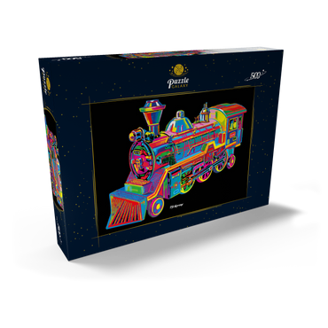 Darstellung des Puzzle Motivs Toy Train 500 Puzzle Schachtel Ansicht2