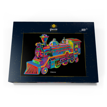 Darstellung des Puzzle Motivs Toy Train 500 Puzzle Schachtel Ansicht3