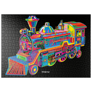 Darstellung des Puzzle Motivs puzzleplate Toy Train 500 Puzzle