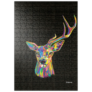 Darstellung des Puzzle Motivs puzzleplate Deer Family 200 Puzzle