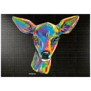 Darstellung des Puzzle Motivs puzzleplate Pop Colors Doe 1000 Puzzle