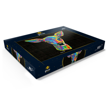 Darstellung des Puzzle Motivs Pop Colors Doe 100 Puzzle Schachtel Ansicht1
