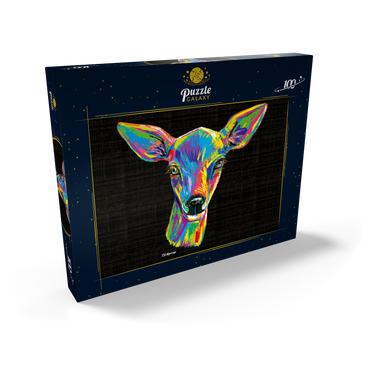 Darstellung des Puzzle Motivs Pop Colors Doe 100 Puzzle Schachtel Ansicht2