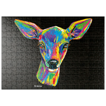 Darstellung des Puzzle Motivs puzzleplate Pop Colors Doe 200 Puzzle
