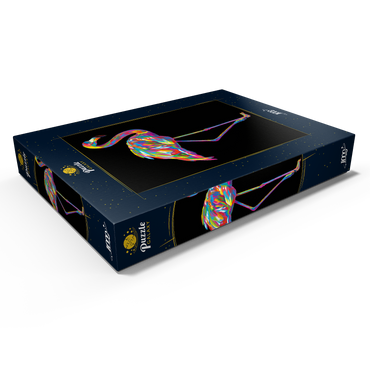 Darstellung des Puzzle Motivs Pop Colors Flamingo 1000 Puzzle Schachtel Ansicht1