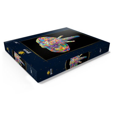 Darstellung des Puzzle Motivs Elephant Head 200 Puzzle Schachtel Ansicht1