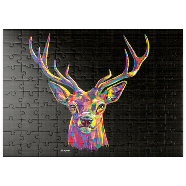 Darstellung des Puzzle Motivs puzzleplate Buck Head 100 Puzzle